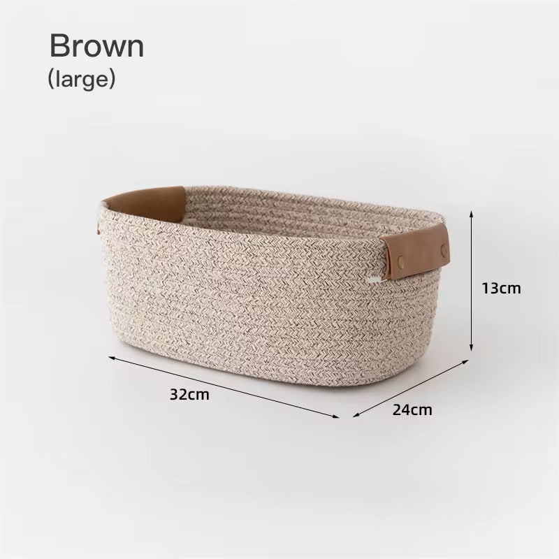 Cesto organizador de corda