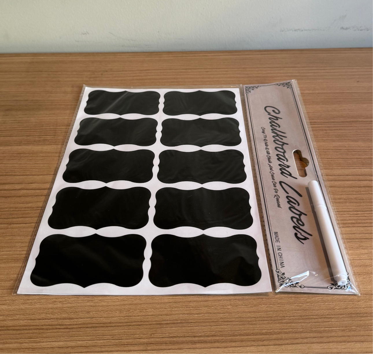 Kit de autocolantes a giz