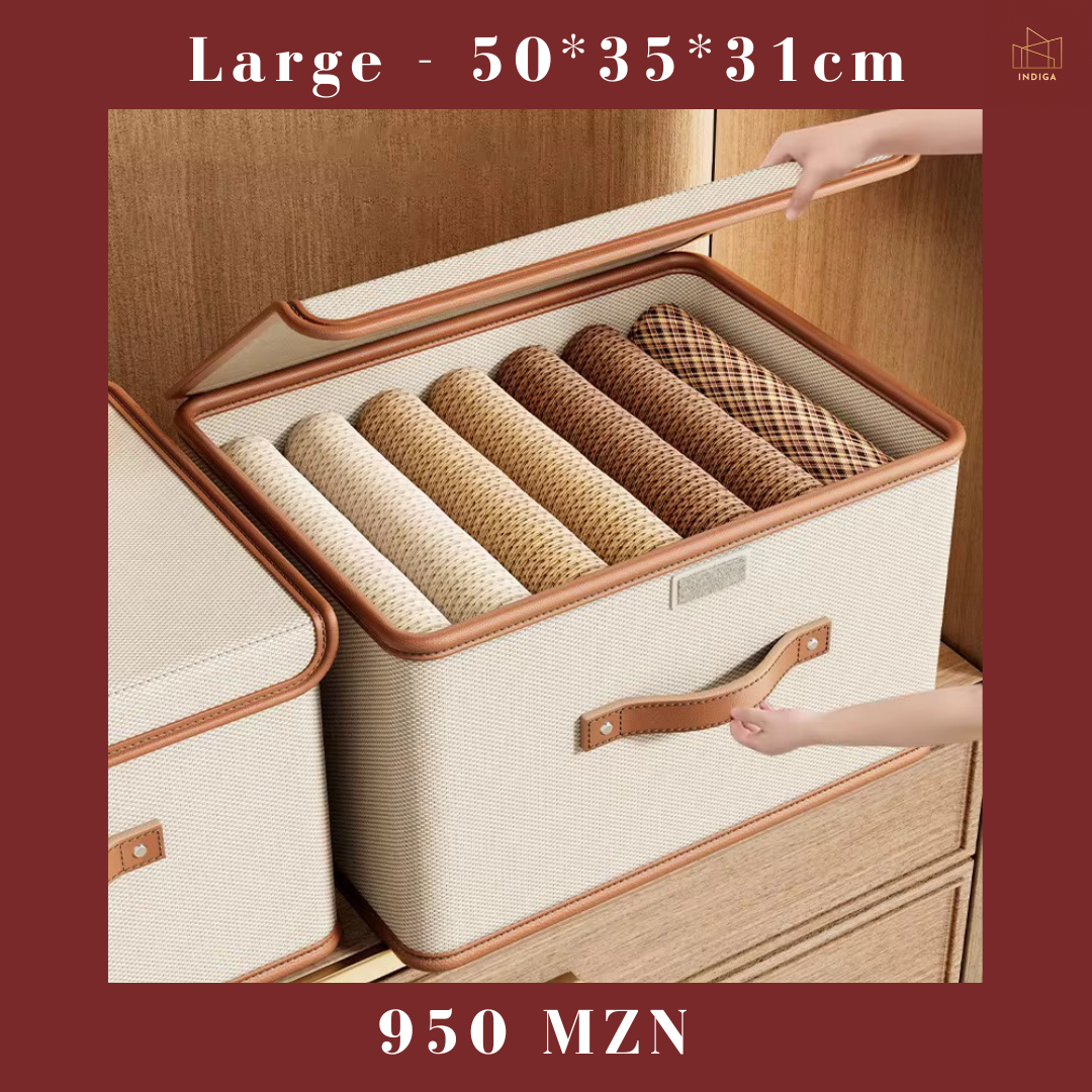 Caixa organizadora com tampa