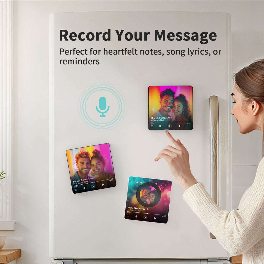 Iman com gravador de voz