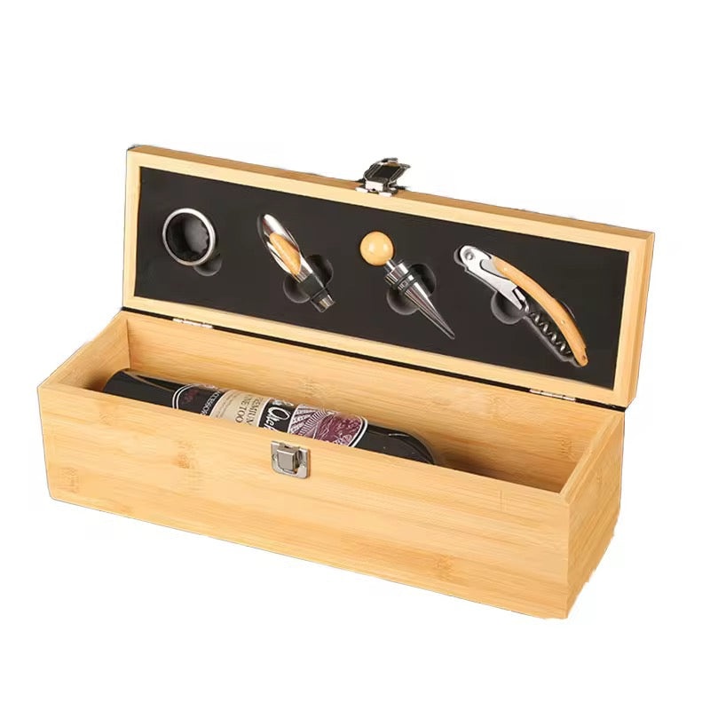 Wine bottle box set