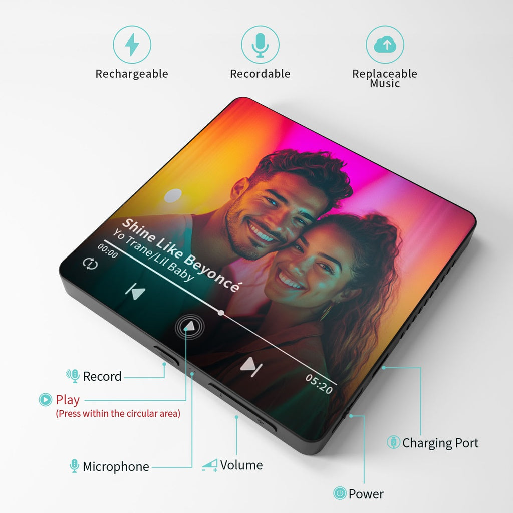 Iman com gravador de voz