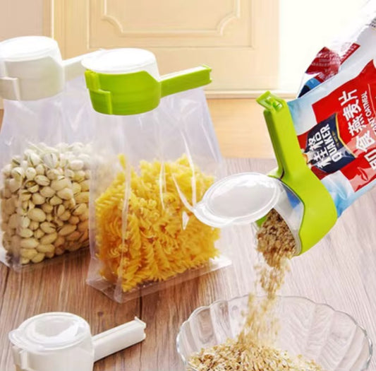 Fecho dosador para sacos