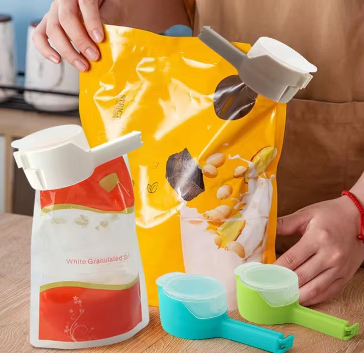 Fecho dosador para sacos