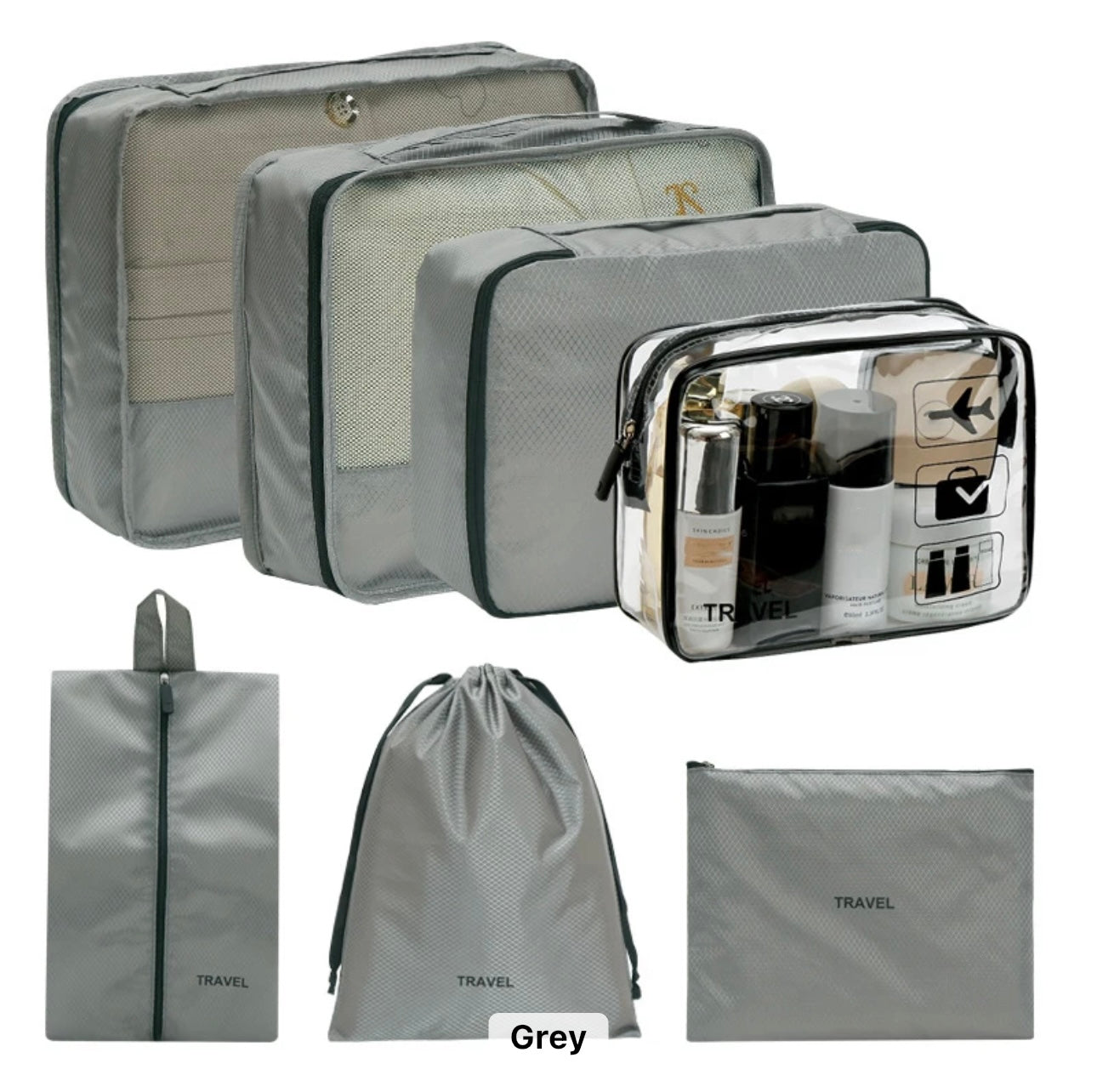 Conjunto organizador para viagens