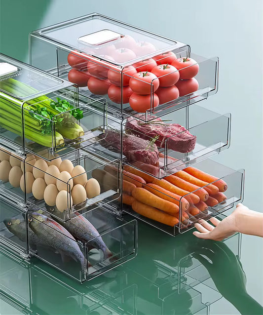 Caixa organizadora com gaveta para geleiras