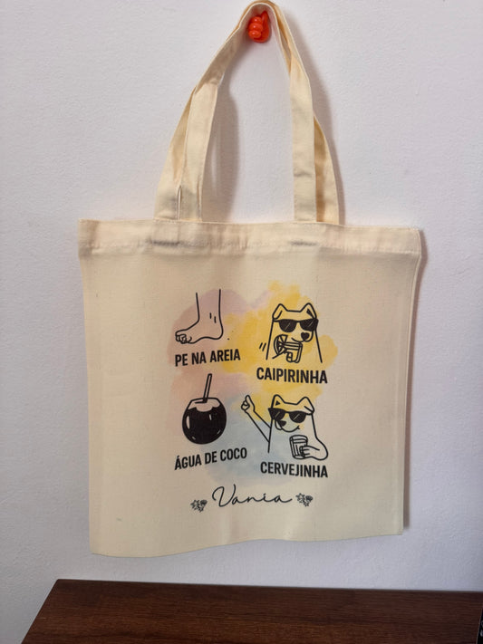 Pasta tote estampado