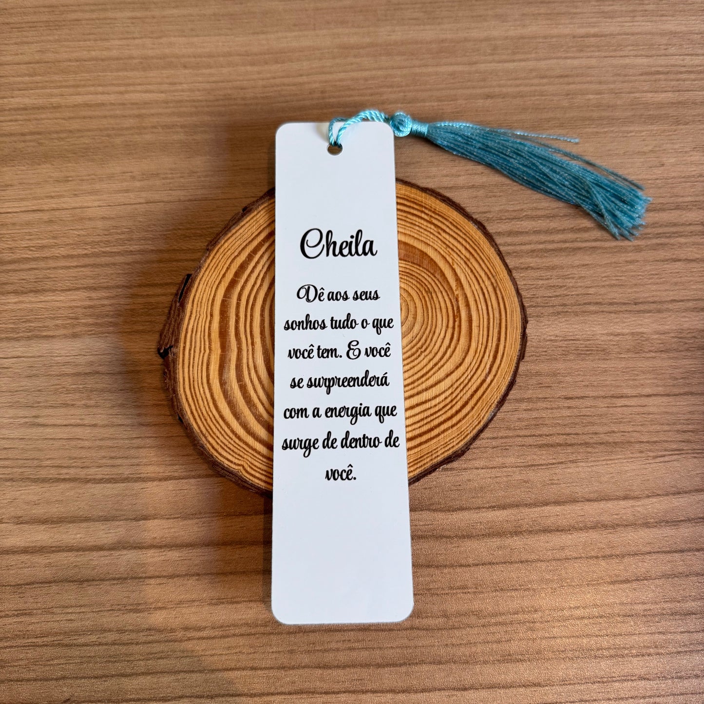 Marca livro estampado