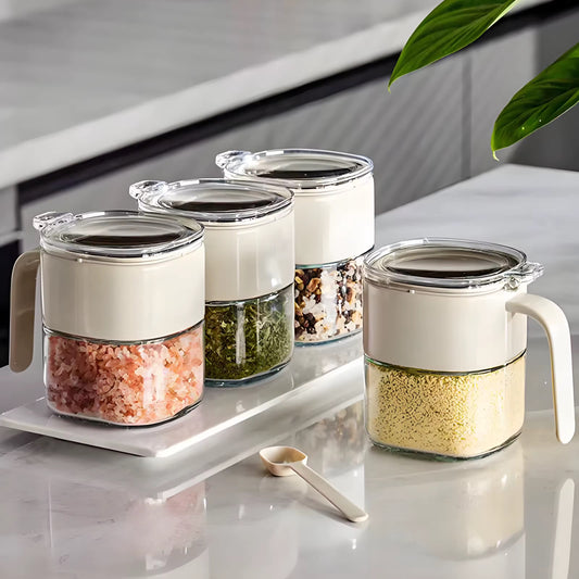 Porta temperos com colherinha