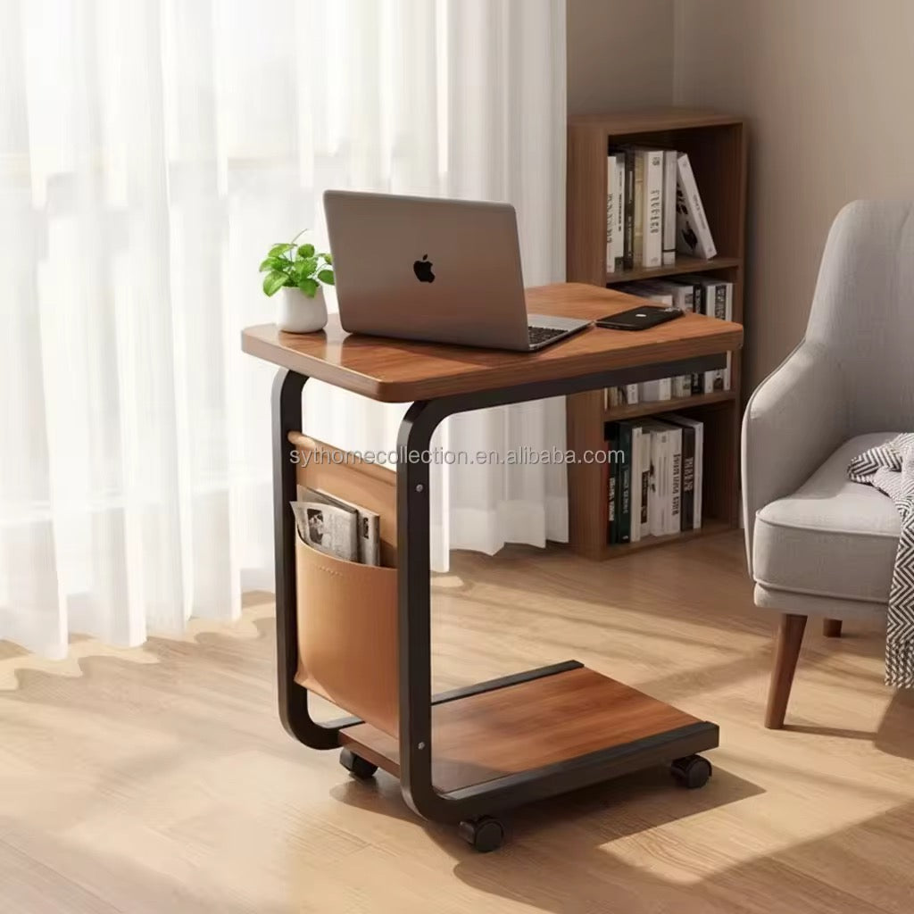 Mesa auxiliar com rodas