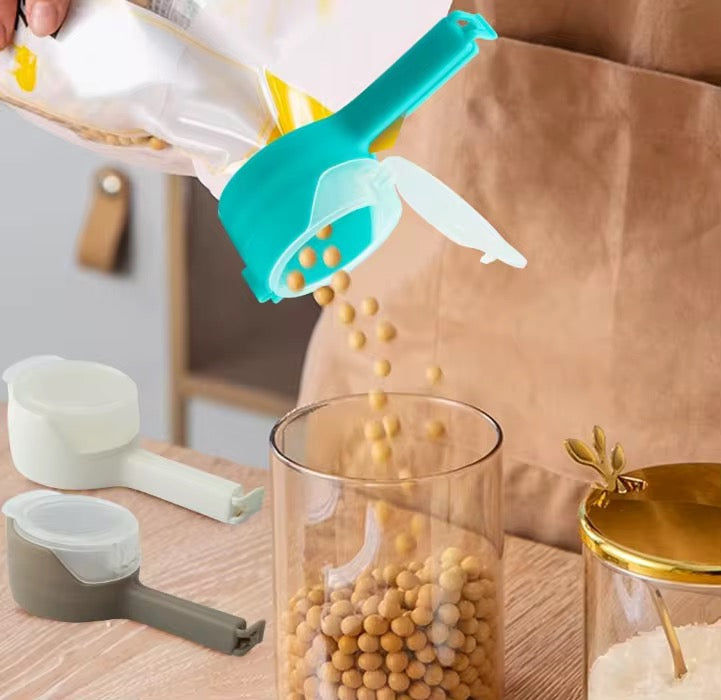 Fecho dosador para sacos